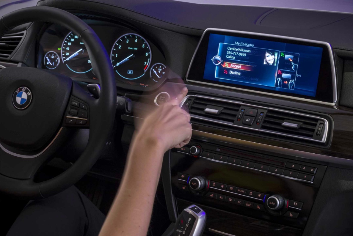 BMW’s gesture control feature is a shining example of touchless gesture recognition technology